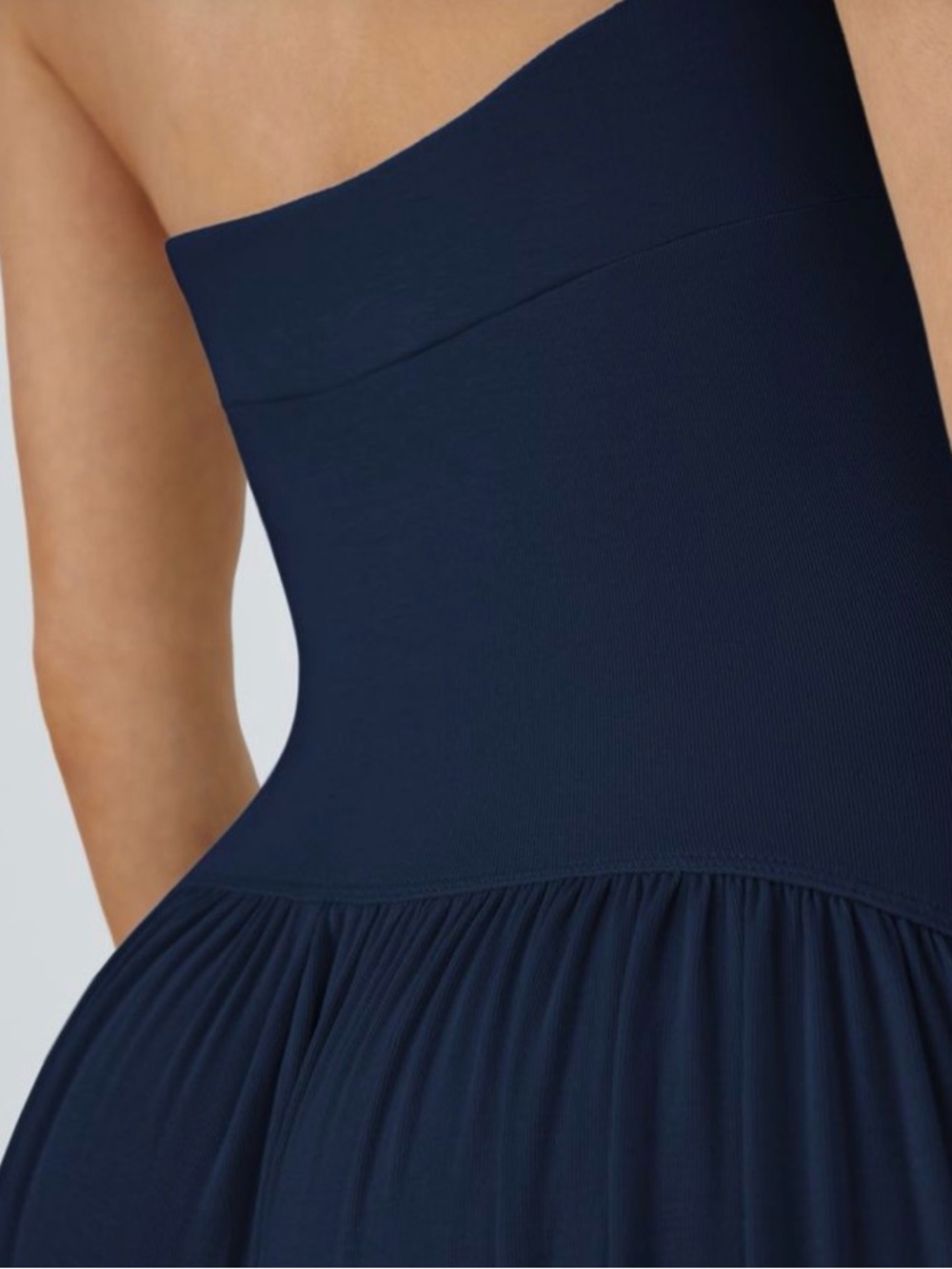 HALARA Strapless Navy Harem Jumpsuit with Pockets - Picture 4 of 5